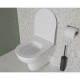 5795B003-6077 Комплект: Безободковый подвесной унитаз VitrA Zentrum + тонкое дюропластовое сиденье микролифт