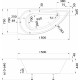 Акриловая ванна 1MarKa Piccolo L 150x75 пристенная, асимметричная, объем 110 л.