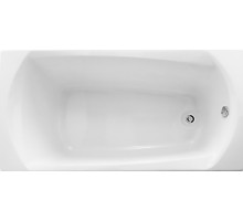 Акриловая ванна 1MarKa Elegance 140х70 пристенная, прямоугольная, объем 126 л.