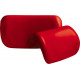 Подголовник для ванны 1MarKa Comfort (CR) красный