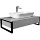 Тумба для комплекта 1MarKa Grunge Loft 80 бетон светлый подвесная, с ящиками