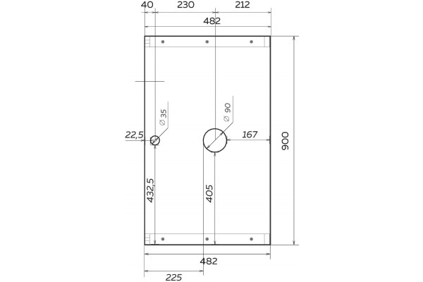 Тумба с раковиной 1MarKa Grunge Loft 90 бетон темно-серый, подвесная, с ящиками