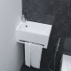 Тумба с раковиной 1MarKa Tiny XS mini L, подвесная, левая