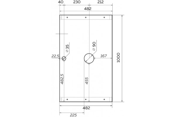 Тумба с раковиной 1MarKa Grunge Loft 100 бетон темно-серый, подвесная, с ящиками