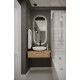 Тумба с раковиной 1MarKa Grunge Loft 80 дуб вотан, подвесная, с ящиками