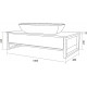 Тумба с раковиной 1MarKa Grunge Loft 100 дуб вотан, подвесная, с ящиками