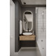 Тумба с раковиной 1MarKa Grunge Loft 90 дуб вотан, подвесная, с ящиками