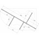 Каркас для ванны 1MarKa Diana 150x90, L/R