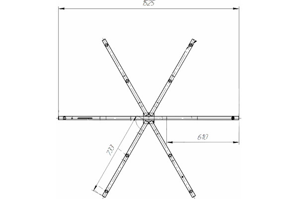 Каркас для ванны 1MarKa Omega 180x180