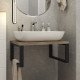 Столешница с раковиной 1MarKa Grunge Loft 60 дуб намибия в современном стиле