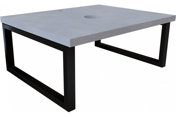 Столешница с раковиной 1MarKa Grunge Loft 60 бетон светлый