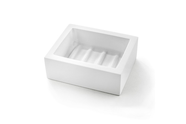 3SC Bemood  White Мыльница настольная цвет белый BEMW01A