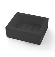 3SC Bemood  Black Мыльница настольная цвет черный