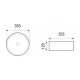 Раковина Weltwasser WW Elbach 3134 MBL матовая голубая