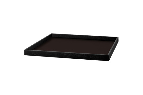 ADJ Поднос Mondo 40x40xH3 см. цвет: капучино/шоколад 0065.04/06