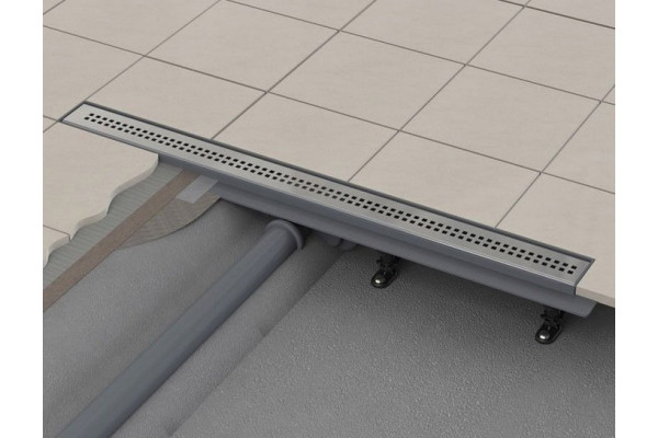 Душевой лоток AlcaPlast Simple с решеткой и опорами APZ9-650M