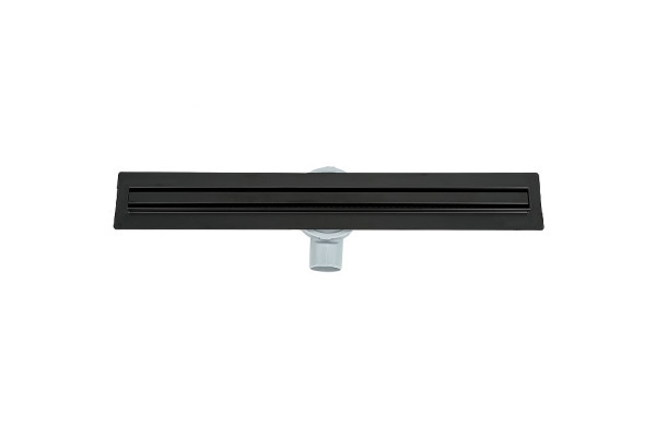 Душевой лоток ALMAes Bajo 80 BG80BL с решеткой Черный, черный, выпуск боковой
