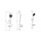 Душевой гарнитур AQUATEK AQ2031CR, 3jet, 73см