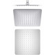 Верхний душ AQUATEK, квадратный 250*250*2 мм, хром AQ2072CR
