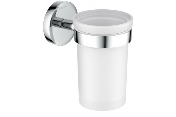 Стакан с держателем AQUATEK ЕВРОПА, хром AQ4104CR