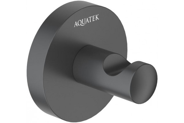 Крючок AQUATEK ОБЕРОН, матовый черный AQ4201MB