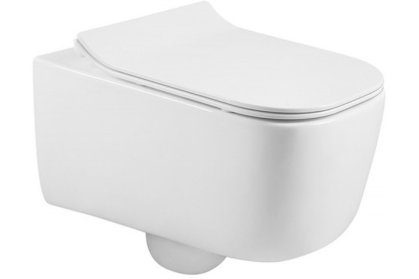 SET AQUATEK ЛУГАНО (рама AQUATEK Standard INS-0000012(без клавиши и крепежа)+унитаз ЛУГАНО AQ2002-00 с тонким сиденьем soft-close