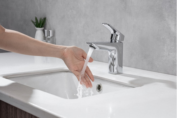 Смеситель для раковины AQUATEK ВЕГА 97, с донным клапаном, AQ1011CR