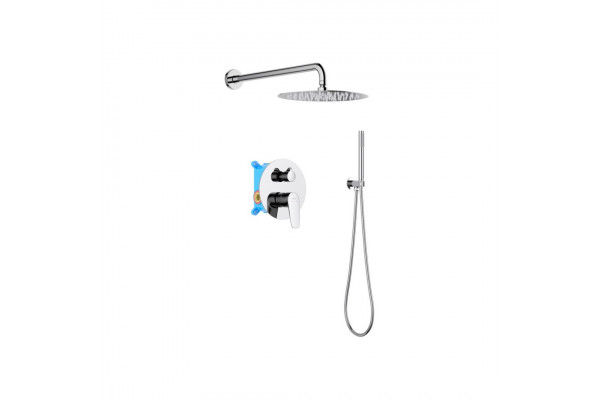 Душевой комплект Set 3 в 1 AQUATEK БЕТТА, хром AQ1172CR