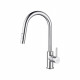 Смеситель для кухни AQUATEK ЕВРОПА, с вытяжным изливом 2 jet, хром AQ1384CR
