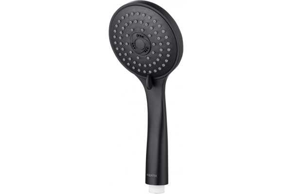 Ручной душ AQUATEK AQ2003MB 3jet, матовый черный