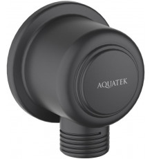 Шланговое подсоединение AQUATEK КЛАССИК, матовый черный AQ2461MB
