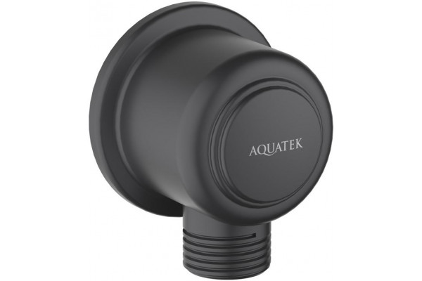 Шланговое подсоединение AQUATEK КЛАССИК, матовый черный AQ2461MB