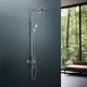 Термостатическая душевая система AQUATEK КЛАССИК, 220мм, хром AQ2563CR