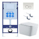 SET AQUATEK ЛИБРА N KDI15(рама AQUATEK Standard INS-0000012 с клавишей KDI-0000015 и крепежом KKI-0000002+унитаз ЛИБРА AQ0530N-00 с тонким сиденьем sc