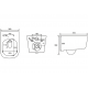 SET AQUATEK ЛУГАНО 4в1 (рама AQUATEK Standard INS-0000012+ кркпеж KKI-0000002+клавиша KDI-0000010+унитаз ЛУГАНО AQ2002-00 с тонким сиденьем soft-close