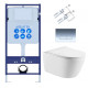 SET AQUATEK ОБЕРОН KDI16(рама AQUATEK Standard INS-0000012 с клавишей KDI-0000016 и крепежом KKI-0000002+унитаз ОБЕРОН AQ1363W-00 с тонким сиденьем sc