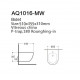AQ1016-MW ЕВРОПА Биде подвесное 510*355*311, цвет белый матовый
