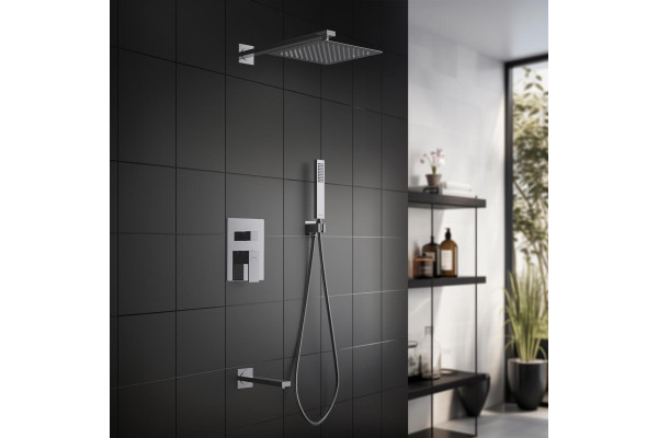 Душевой комплект Set 4 в 1 AQUATEK ЛИБРА, хром AQ1673CR