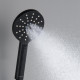 Ручной душ AQUATEK ОБЕРОН, Select 120 3 jet, матовый черный AQ2006MB