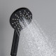 Ручной душ AQUATEK ОБЕРОН, Select 120 3 jet, матовый черный AQ2006MB