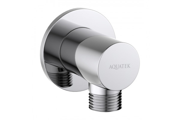 Шланговое подсоединение AQUATEK, хром, AQ2456CR