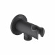 Шланговое подсоединение AQUATEK, с держателем, матовый черный AQ2460MB