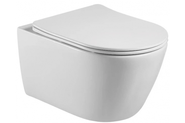 Комплект: унитаз с инсталляцией AQUATEK Standard Set AQUATEK БЕТТА с тонким сиденьем soft-close