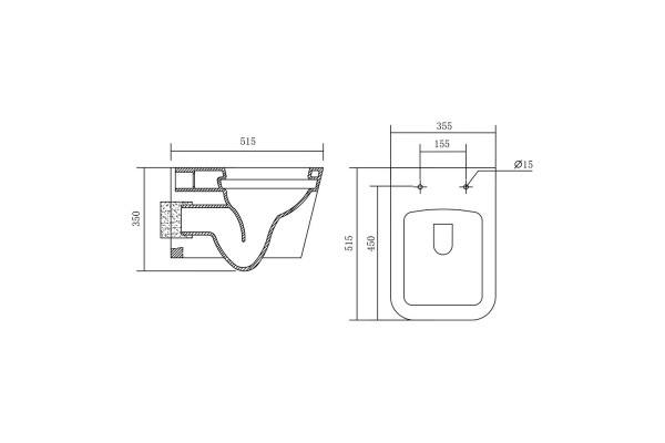SET AQUATEK ЛИБРА N KDI21(рама AQUATEK Standard INS-0000012 с клавишей KDI-0000021 и крепежом KKI-0000002+унитаз ЛИБРА AQ0530N-00 с тонким сиденьем sc