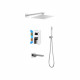 Душевой комплект Set 4 в 1 AQUATEK ЛИРА, хром AQ1473CR