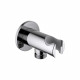 Шланговое подсоединение AQUATEK, с держателем, хром AQ2460CR