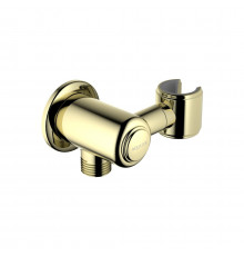 Шланговое подсоединение AQUATEK КЛАССИК, с держателем, полир. золото AQ2462PG
