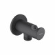 Шланговое подсоединение AQUATEK, с держателем, матовый черный AQ2464MB
