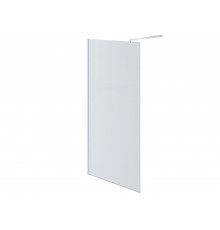 AQ WIW 14020CH Душевая перегородка Walk in с держателем 1400x2000 профиль хром, стекло прозрачное