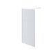 AQ WIW 14020CH Душевая перегородка Walk in с держателем 1400x2000 профиль хром, стекло прозрачное